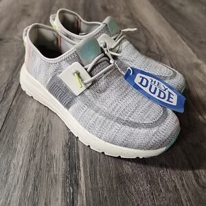 Hey Dude SIROCCO SPECKLE Women's NEW Casual Slip On Shoe Grey Size 7